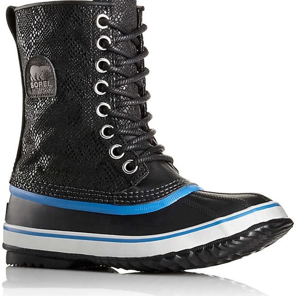 Sorel 1964 PREMIUM CVS Black Atmosphere Waterproof Winter Boots - Picture 2 of 15